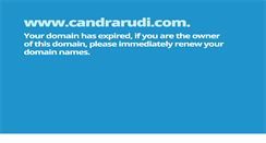 Desktop Screenshot of candrarudi.com